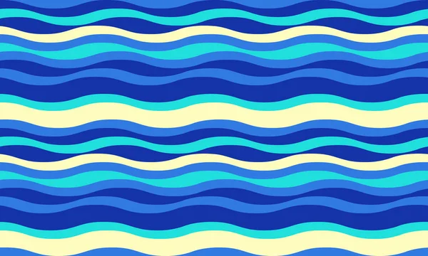 Sakinleştirici mavi ve sarılarda canlı dalga deseni. Tekstil tasarımı, web sitesi geçmişi veya yaz temalı projeler için mükemmel.