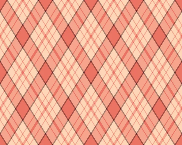 Büyüleyici bir mercan ve krem çapraz ekose deseni. Web sitelerine, ambalajlara ya da tekstil tasarımlarına incelik katmak için mükemmel..