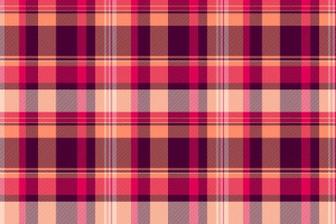 Sıcak kırmızılar içinde canlı ekose desenler, şeftali rengi morlar. Geçmişler, tekstil, moda ya da mevsimlik tasarımlar için ideal. Rahat bir atmosferi çağrıştırıyor..