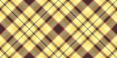 Grunge pürüzsüz arka plan tekstili, ekose kumaş deseni. Bulanık vektör dokusu sarı ve koyu renk paletinde kontrol et.
