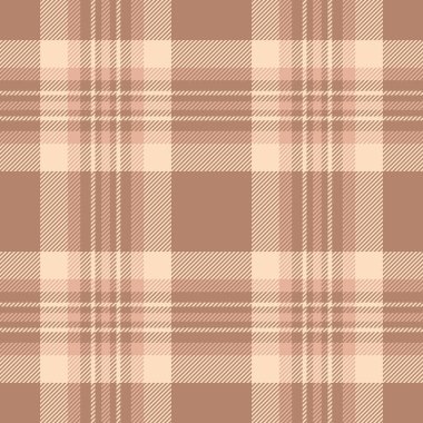 Arap kumaşı desenli ekose, ikonik vektör tartan desenli. Turuncu ve açık renk paletinde etkileyici tekstil arkaplanı denetimi.