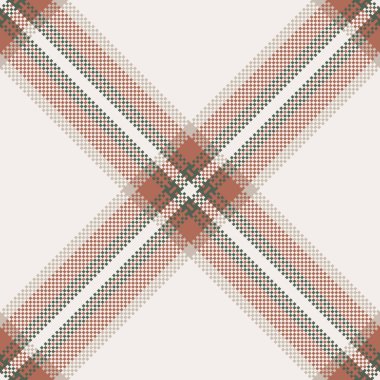 Kimlik desenli kumaş, yumuşaklık desenli ekoseli kumaş. Beyaz ve pastel renk paletindeki kontrol kumaşı arkaplan kontrol vektörü.