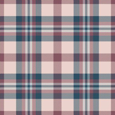 Geometrik ekose kumaş, rastgele, kusursuz vektör kontrolü. Periyodik arkaplan desen dokusu ışık ve kırmızı renk paletinde.