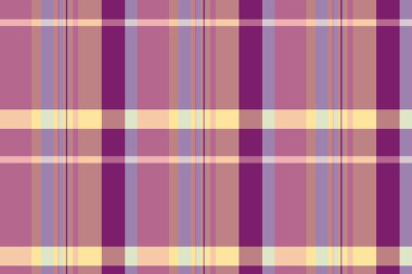 Yarı tartansız desen, ürün vektör kumaş dokusu. İçerik tekstil arka plan ekoseli kontrol pembe ve kırmızı renk paleti.