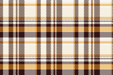 Arka plan kumaşını yerleştirin, yıl dönümü tartan vektör kontrolü. Koltuk tekstil düz ekose desen beyaz ve koyu renk paleti.