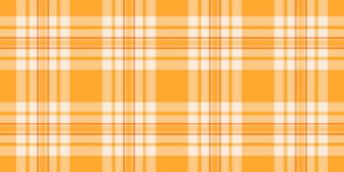 Olgun ekose desenli tekstil, hardal desenli tartsız. Banyo kumaşı arka plan kontrol vektörü turuncu ve açık renk paleti.
