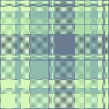 Kilt tekstil desenli ekose, arka plan vektörünü pürüzsüz örtün. Kumaş tartan desenini ışık ve pastel renk paletinde kontrol et.