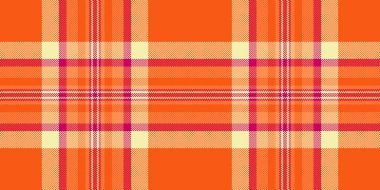 Grafik vektör dokusu kumaşı, inanılmaz kusursuz arkaplan tartanı. Parlak ve açık renk paletinde şapka desenli ekose tekstil denetimi.