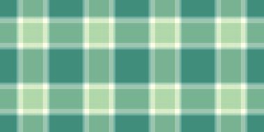 Kumaş kalıplarını kontrol et, kral vektörü kusursuz tekstil. Yaz dokusu ekose arkaplan tartanı açık ve gök mavisi renk paletinde.