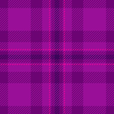 Britanya kumaşı kusursuz, 2026 model arka plan ekoseli. Tekstil dokusu tartanı morumsu ve mor renk paletinde biçimlendiriliyor.
