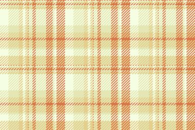 Kumaş desenli ekose, arkaplan desenli vektör. Aydınlık ve kehribar renk paletinde tekstil dikişsiz tartan denetimi tekrarlanıyor.