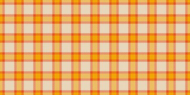 Resim desenli ekose vektör, lifli kumaş dikişsiz tekstil. Açık ve parlak renk paletinde arkaplan dokusu tartını kontrol et.