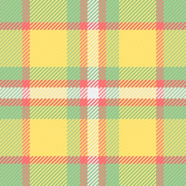 Erkeksi ekose desenli arka plan, 1940 'ların vektör kumaş kumaşı. Pırıl pırıl altın ve sarı renk paletinde düz desenli tartan..