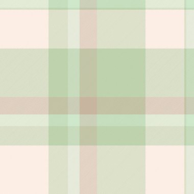 Oturma odası desenli tartan arka plan, kanepe kumaşı dikişsiz. Xmas ışık ve keten renk paletinde vektör ekose dokusunu kontrol et.