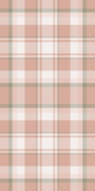 Basit ekose tartan vektör, tişört arka plan tekstil deseni. Aydınlık ve beyaz renk paletinde hippi kumaş dikişsiz doku kontrolü.