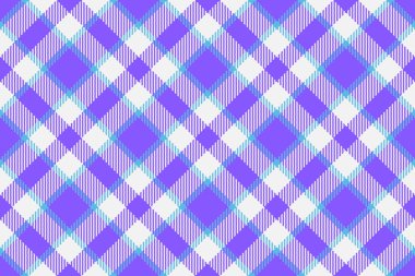 Tarz desenli ekose arka plan, derin, pürüzsüz desenli tartan. Kaz vektörü tekstil kumaşı çivit ve beyaz renk paletini kontrol et.