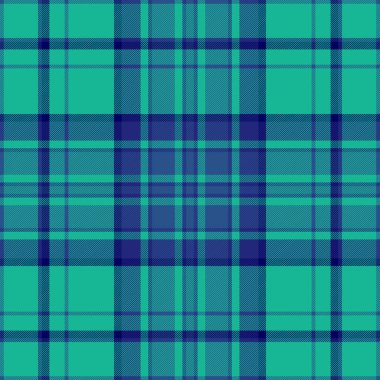 Garip desenli tekstil geçmişi, servis tartsız çeki. Mavi ve gök mavisi renk paletinde güçlü desen ekose vektör kumaşı.