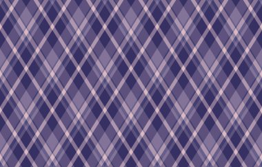 Argyle geometrik eşkenar dörtgenin kusursuz deseni. Harlequin duvar kağıdı tasarımını kontrol et. Web geçmişi için klasik elmas şekilli tekstil malzemesi, baskı kumaşı, kazak, ambalaj kağıdı, hediye kartı, davetiye.