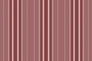 Rüya gibi arka plan çizgisi dokusu, ambalaj çizgileri pürüzsüz vektör. Pastel ve kırmızı renk paletinde sürünen tekstil dikey desen.