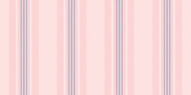 Kumaş arka plan tekstilini tekrar et, 60 'ların dokusu dikişsiz. Sisli gül ve açık renk paletinde vektör dikey çizgisi akışı.