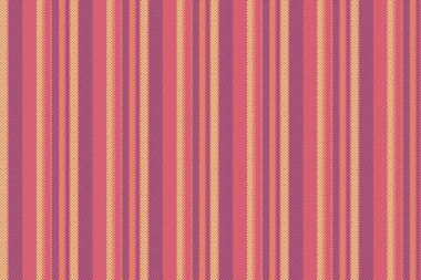 Yemek odası pürüzsüz arka plan vektörü, dikey çizgiler çizgisi. Çocuklar kumaş desenini kırmızı ve morumsu renklerle desenlendirirler..