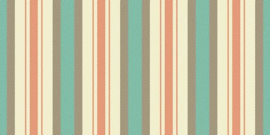 Vatin desenli arka plan tekstili, yastık çizgileri vektör kumaşı. Bağımsızlık Günü çizgili desen dikey ışık ve turuncu renk paletinde.