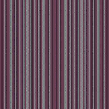 Kusursuz desenli tekstil, arka plan kumaş şeridi. Performans çizgileri vektör dokusu dikey pembe ve siyah renk paletinde.