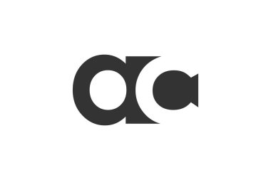 AC yaratıcı geometrik başlangıç tabanlı modern ve minimal logo. C modayı takip eden yazı tipleri. Evrensel profesyonel zarif tekno vektör tasarımı.