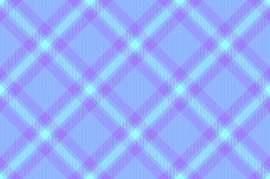 Pastel ekose desenli. Mor ve açık mavi çizgili kusursuz tekstil tasarımı. Moda, iç mekan, arka plan, el sanatları ve sofistike estetik temalar için idealdir..