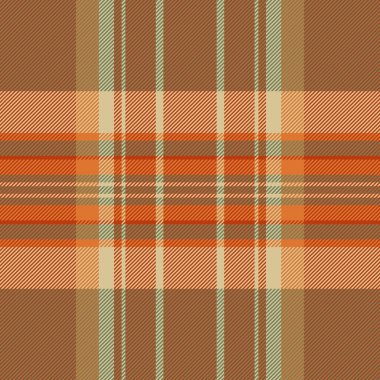 Lifli ekoseli kumaş kontrolü, erkeksi desenli, kusursuz bir geçmişi var. Turuncu ve pastel renk paletinde Pano kumaş tekstil tartan vektörü.