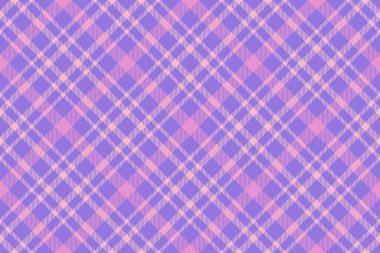 Ekose kumaş, lüks tekstil kumaş kontrolü. Çivit mavisi ve açık renk paletinde Valentine dikişsiz vektör desenli tartan.