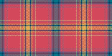 Pantolon desenli kumaş vektörü, kadınların moda geçmişi. Markalı tekstil kumaşı. Kırmızı ve cyan renklerinde pürüzsüz..