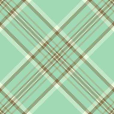 Şimdiki tartan deseni, saten arkaplan deseni, dikişsiz. Tee kumaşı ışık ve sarı renk paletinde vektör tekstilini kontrol et.