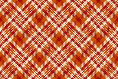 Takım elbise arka plan vektör deseni, ince kumaş kontrolü kusursuz. Ekose desenli turuncu ve kırmızı renk paletini izle.