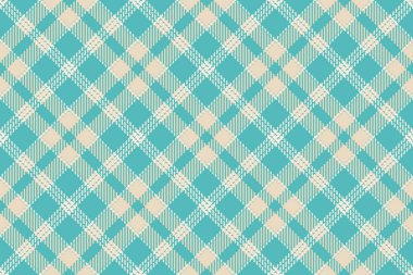 Yapısal arka plan pürüzsüz, yeni vektör tartan tekstili. Uzay ekoseli kumaş kumaşını ışık ve gök mavisi renk paletinde kopyala.