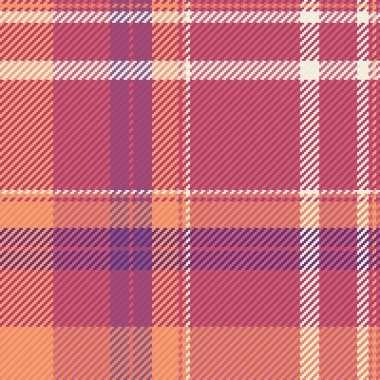 Fransa desenli kumaş kontrolü, pantolonlar tekstil arka planı pürüzsüz. Kumaş kumaş ekose ekoseyi kırmızı ve turuncu renk paletiyle bağla.