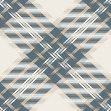 Panço tekstil ekoseli, şekil vektörü kusursuz. Podyum arkaplan kumaş dokusu pastel ve beyaz renk paletinde tartan.
