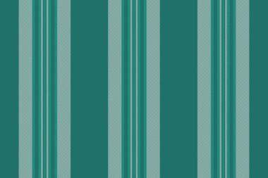 Cee seamless texture lines, store stripe textile pattern. Telax fabric background vertical vector in teal and light colors palette.