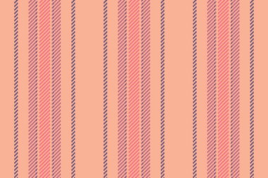Web seamless stripe pattern, pretty vector fabric vertical. Father texture lines textile background in orange and red colors palette.