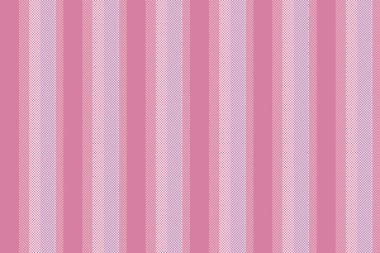 Jative doku tekstil dikey, gül desenli çizgiler. Pembe ve açık renk paletinde sfrika arkaplan kumaşı kusursuz vektör.