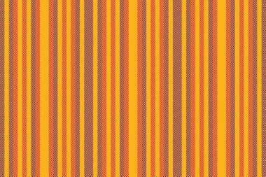Seel seamless textile lines, fibre fabric vector background. Sough pattern texture vertical stripe in amber and orange colors palette.