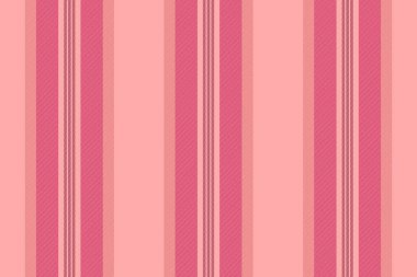 Üretim kusursuz arka plan dikey, 40 'ların vektör şeritli kumaşı. Hipster desen tekstil desen çizgileri kırmızı ve pembe renk paleti.