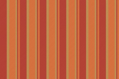 Ressy çizgileri vektör şeridi, hippi dikey tekstil arka planı. Kırmızı ve turuncu renk paletinde etek deseni pürüzsüz desen.