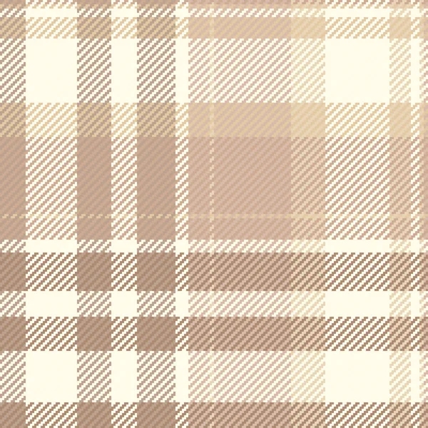 Şehvetli arka plan dokusu vektörü, lüks kumaş ekosesiz. Kilt tekstil desen kontrol ışık ve fildişi renk paleti.