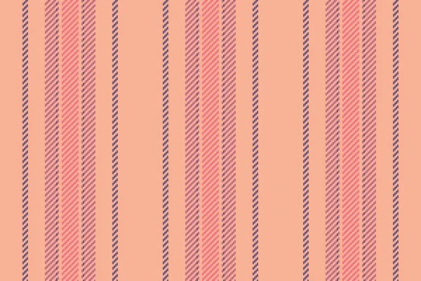 Web seamless stripe pattern, pretty vector fabric vertical. Father texture lines textile background in orange and red colors palette.