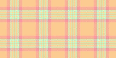 Arkaplan dokusu, profesyonel kumaşsız kumaş tartan. Dogtooth tekstil vektör ekoseli turuncu ve kırmızı renk paleti ile kontrol.