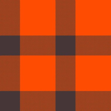 Duvar kâğıdı kontrolü tekstil tartan, modaya uygun vektör dikişsiz doku. Flanel desenli ekose kumaş arka planı parlak ve koyu renk paletinde.