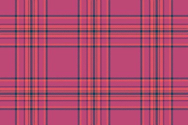 Leylak arkaplan dokusu vektörü, ürün dokusu kumaşı. Ekose ekoseyi kontrol et. Pembe ve kırmızı renk paletinde kusursuz..