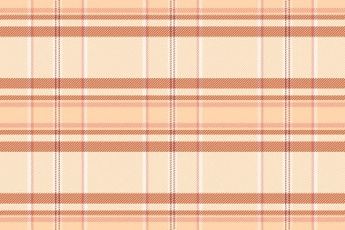 Hayal ürünü kumaş kontrolü, yemek kalıbı tartan. İskoçya ekose kumaşı turuncu ve eski dantel renk paletinde pürüzsüz..