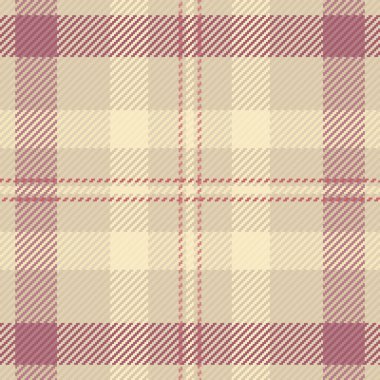 Lüks desen ekoseli menü kontrol vektör arkaplanı. Işık ve kırmızı renk paletinde yaratıcı, kusursuz tekstil kumaşı..